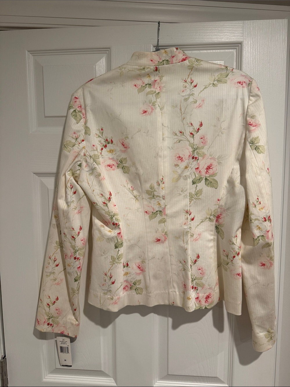 Lauren Ralph Lauren Cream Floral Button-Front Blazer - Picture 5 of 5